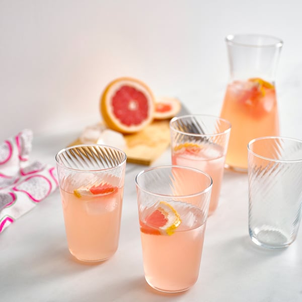IKEA KLIPPLAX Glass Clear Glass 14 Oz