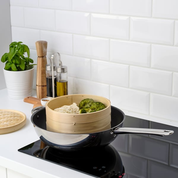 IKEA KLOCKREN Steamer Bamboo 5 Qt