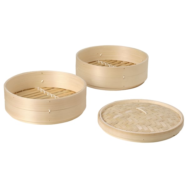 IKEA KLOCKREN Steamer bamboo 5 qt
