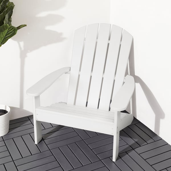 IKEA KLÖVEN Deck Chair Outdoor White
