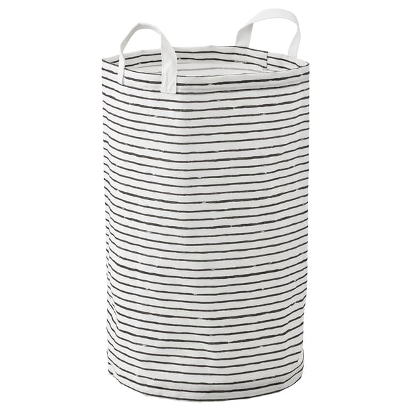 IKEA KLUNKA Laundry bag white/black 16 gallon