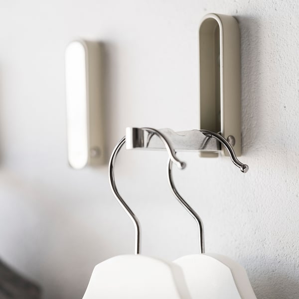 IKEA KLYKET Folding Hook Aluminum/beige