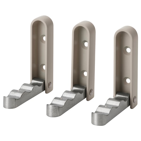 IKEA KLYKET Folding hook aluminum/beige