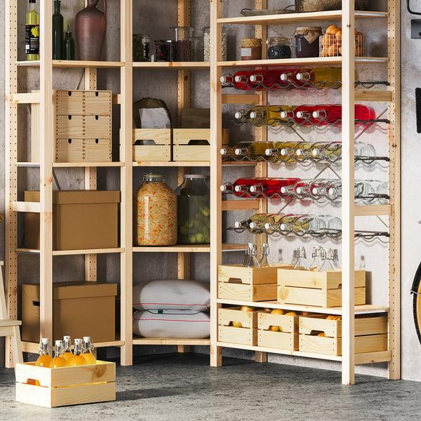 IKEA KNAGGLIG Box Pine 9x12 ¼x6 "