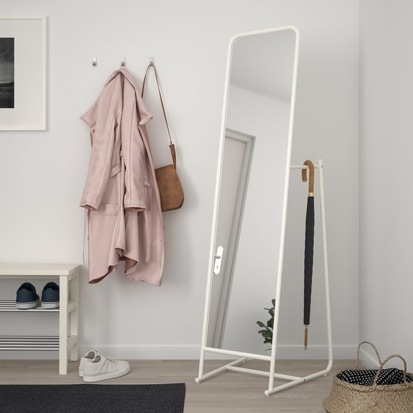 IKEA KNAPPER Floor Mirror White 18 7/8x63 "