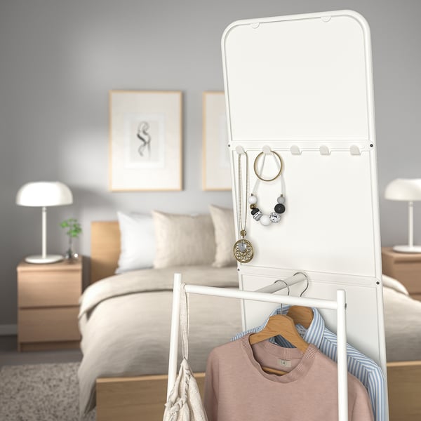 IKEA KNAPPER Floor Mirror White 18 7/8x63 "