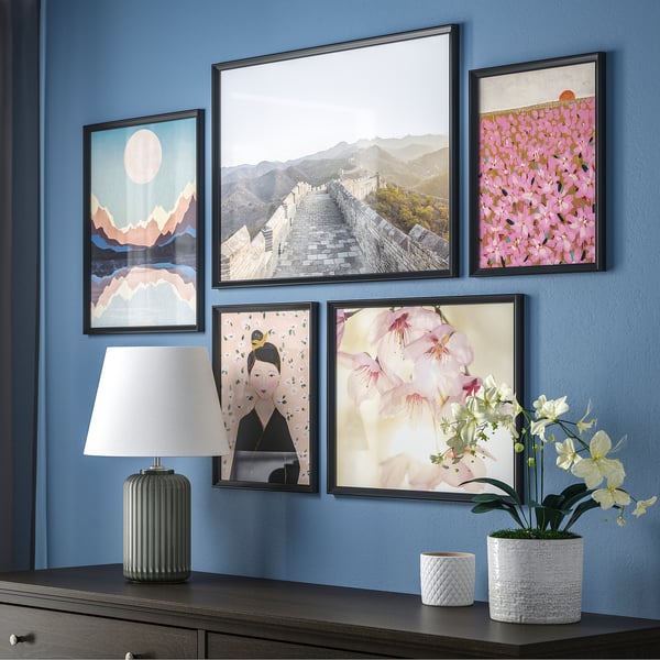 IKEA KNOPPÄNG Frame Black 19 ¾x27 ½ "