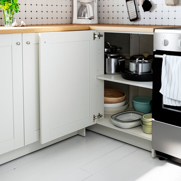 IKEA KNOXHULT Corner Kitchen White Frame