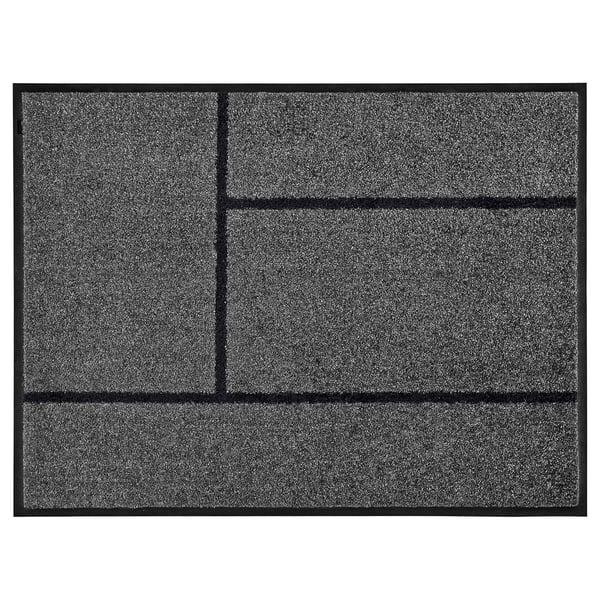 IKEA KÖGE Door mat gray/black 2 ' 3 "x2 ' 11 "