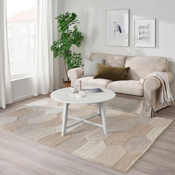 IKEA KOLLUND Rug Flatwoven Beige 5 ' 7 "x7 ' 10 "