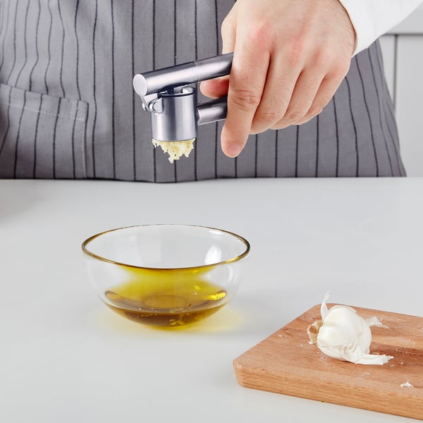 IKEA KONCIS Garlic Press Stainless Steel