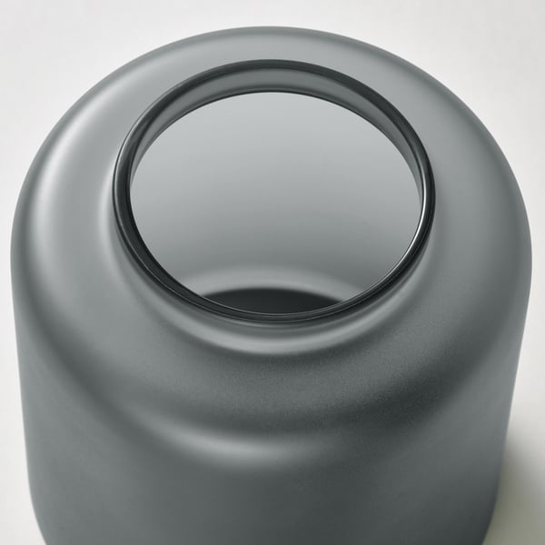 IKEA KONSTFULL Vase Gray 4 "