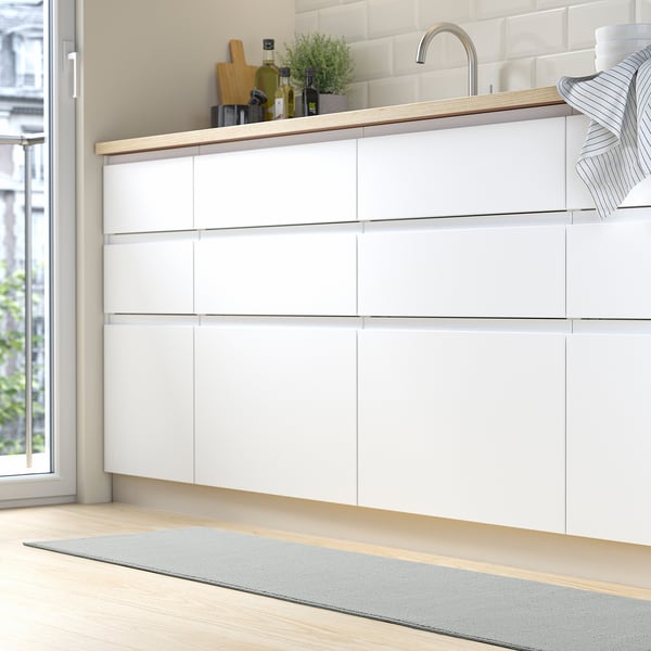 IKEA KÖRFÄLT Kitchen Mat Light Gray 1 ' 6 "x5 ' 11 "
