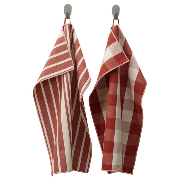 IKEA KÖSSEBÄR Dish towel mixed patterns 18x24 "
