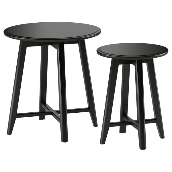 IKEA KRAGSTA Nesting tables set of 2 black