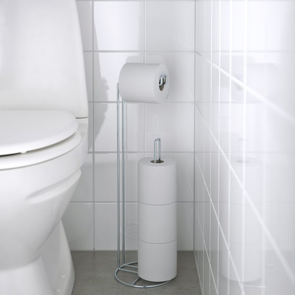 IKEA KROKFJORDEN Toilet Roll Stand Zinc Plated