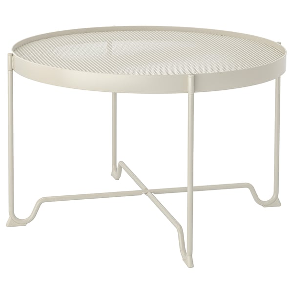 IKEA KROKHOLMEN Coffee table outdoor beige 28 3/4 "