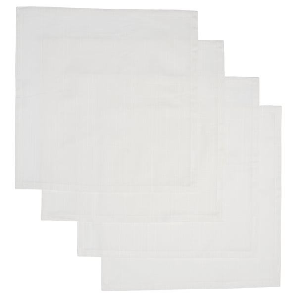 IKEA KRUSTISTEL Napkin white 18x18 "
