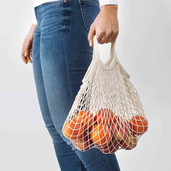 IKEA KUNGSFORS Mesh Bag Set Of 2 Natural