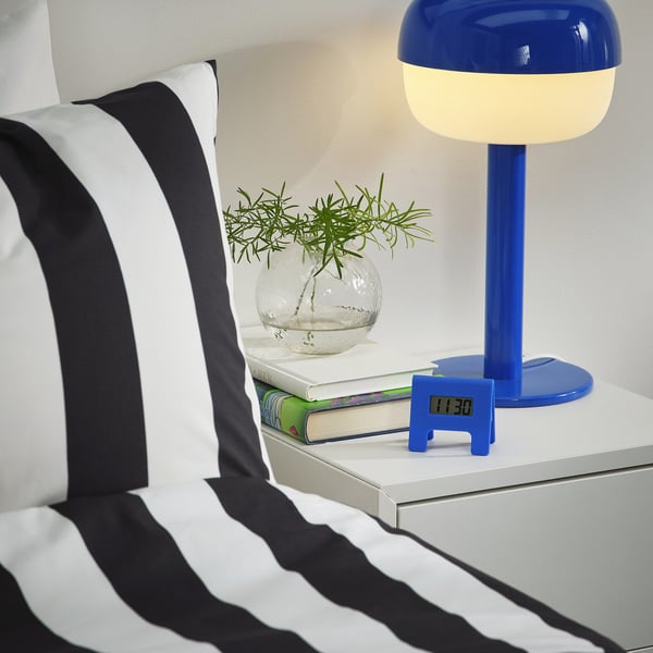 IKEA KUPONG Alarm Clock Bright Blue 2 ¾x2 ¼ "