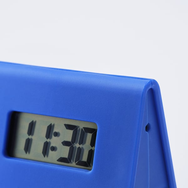 IKEA KUPONG Alarm Clock Bright Blue 2 ¾x2 ¼ "