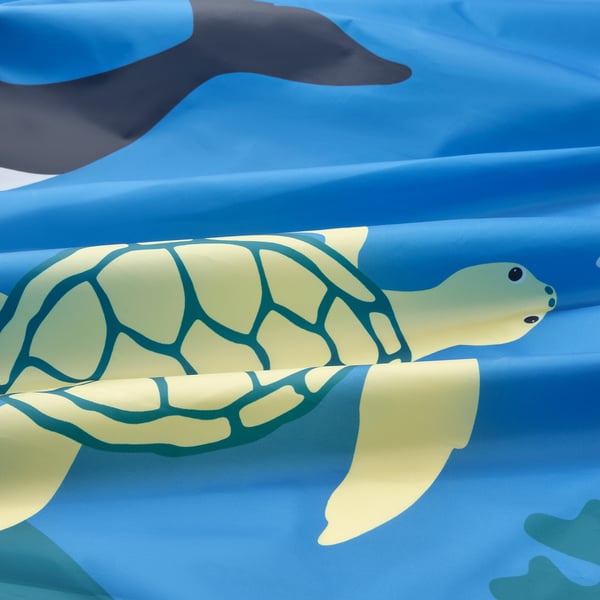 IKEA KURA Bed Tent Ocean Animals Pattern
