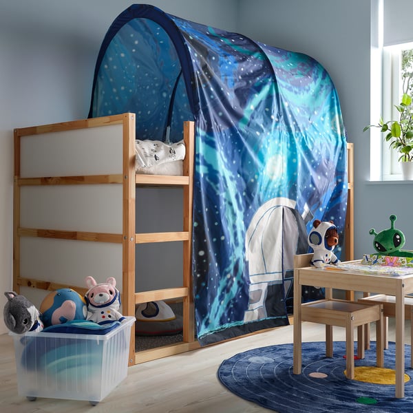 IKEA KURA Bed Tent Space/blue