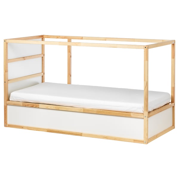 IKEA KURA Reversible bed white/pine Twin