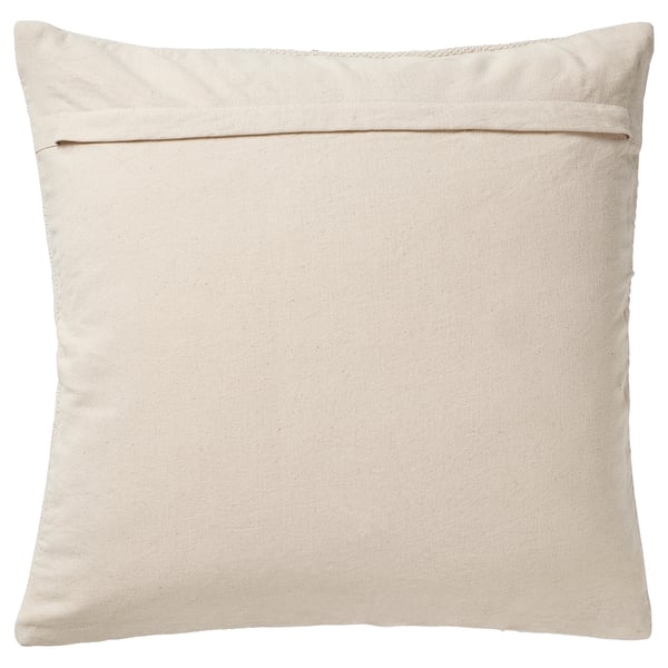 IKEA KUSTFLY Cushion Cover Beige/black 20x20 "