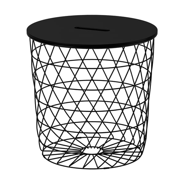 IKEA KVISTBRO Storage table black 17 3/8 "