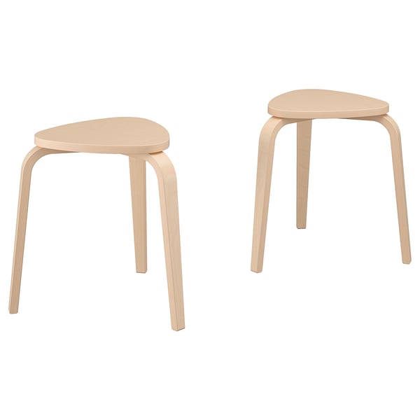 IKEA KYRRE Stool set of 2 birch