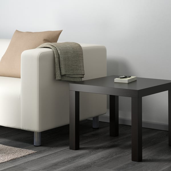 IKEA LACK Side Table Black-brown 21 5/8x21 5/8 "