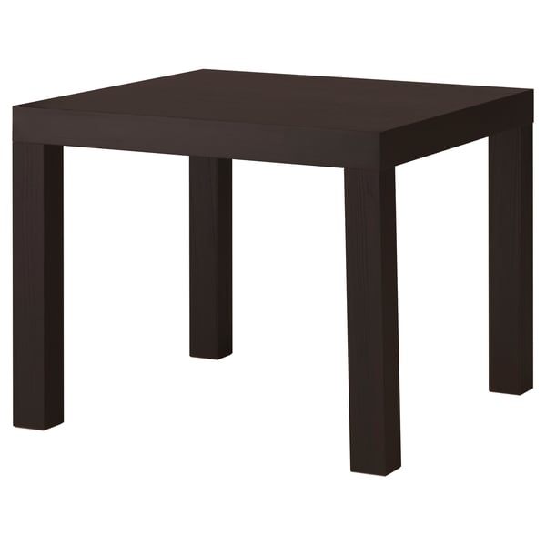 IKEA LACK Side table black-brown 21 5/8x21 5/8 "
