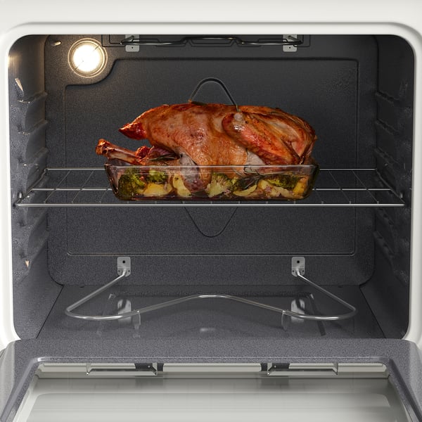 IKEA LAGAN Range With Glass Ceramic Cooktop White