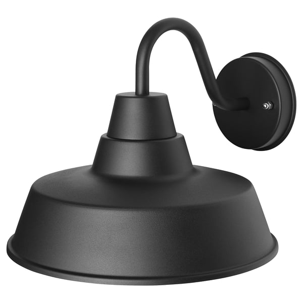 IKEA LÄGERVALL Wall lamp outdoor black