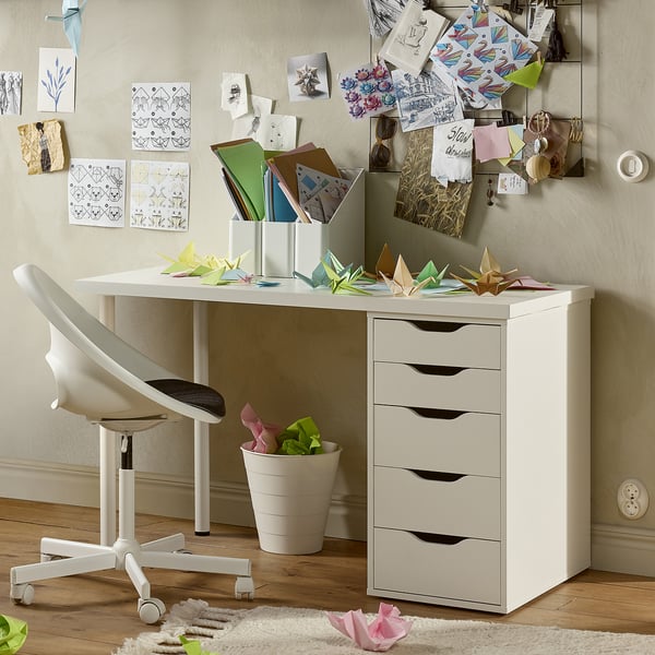 IKEA LAGKAPTEN / ALEX Desk White 47 1/4x23 5/8 "