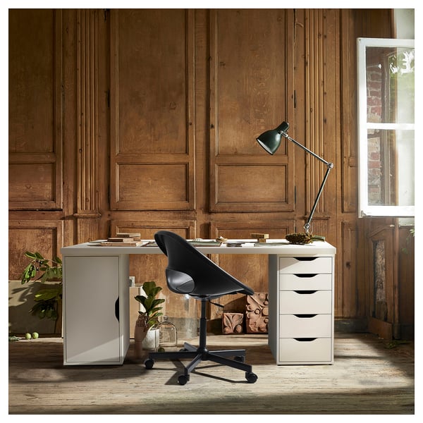 IKEA LAGKAPTEN / ALEX Desk White 55 1/8x23 5/8 "