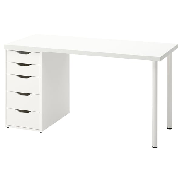 IKEA LAGKAPTEN / ALEX Desk white 55 1/8x23 5/8 "
