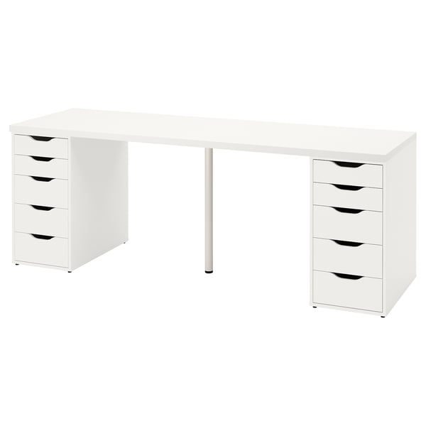 IKEA LAGKAPTEN / ALEX Desk white 78 3/4x23 5/8 "