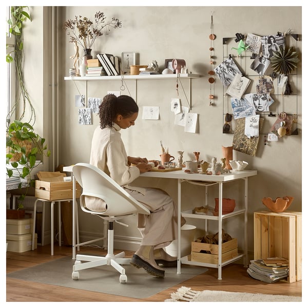 IKEA LAGKAPTEN Tabletop White 47 1/4x23 5/8 "
