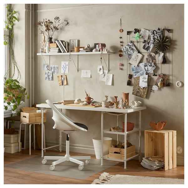 IKEA LAGKAPTEN Tabletop White 55 1/8x23 5/8 "