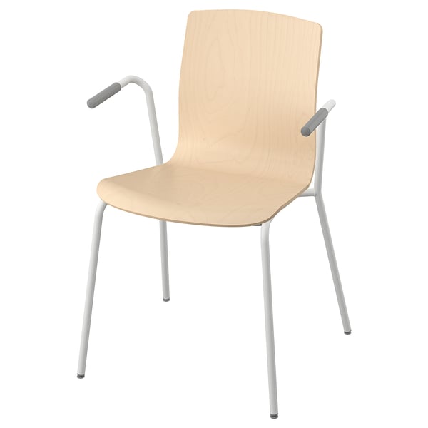 IKEA LÄKTARE Conference chair birch veneer/white