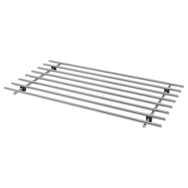 IKEA LÄMPLIG Trivet stainless steel 20x11 "