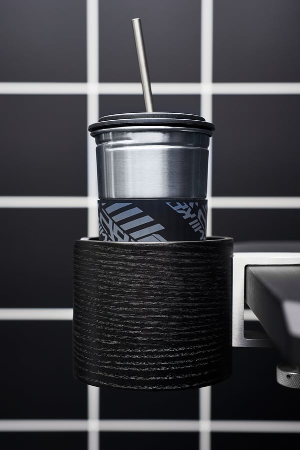 IKEA LÅNESPELARE Cup Holder Black