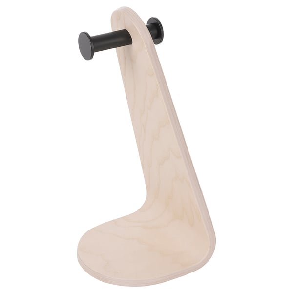 IKEA LÅNESPELARE Headset stand ash veneer