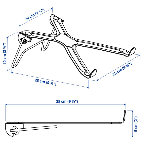 IKEA LÅNESPELARE Laptop Support Foldable/blue