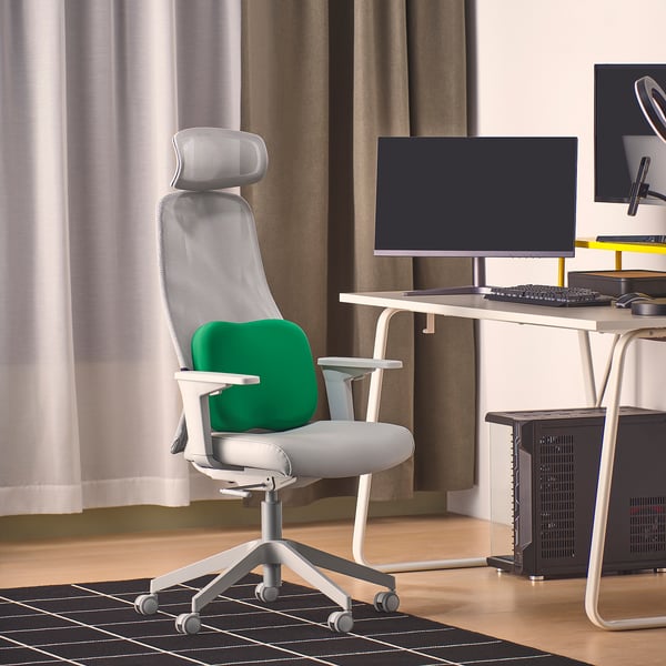 IKEA LÅNESPELARE Lumbar Cushion Green 17x11 "