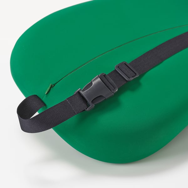 IKEA LÅNESPELARE Lumbar Cushion Green 17x11 "