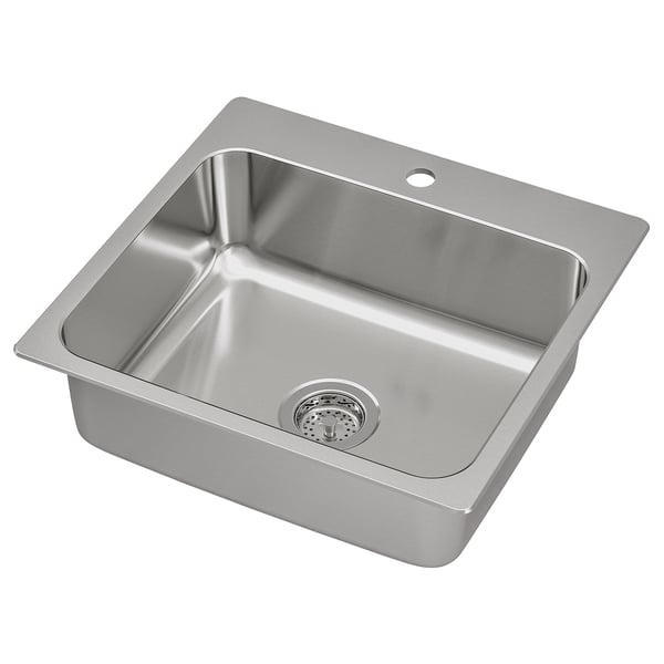 IKEA LÅNGUDDEN Sink stainless steel 22x20 5/8 "