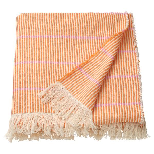 IKEA LAPPKATTFOT Throw bright orange/pink 51x67 "